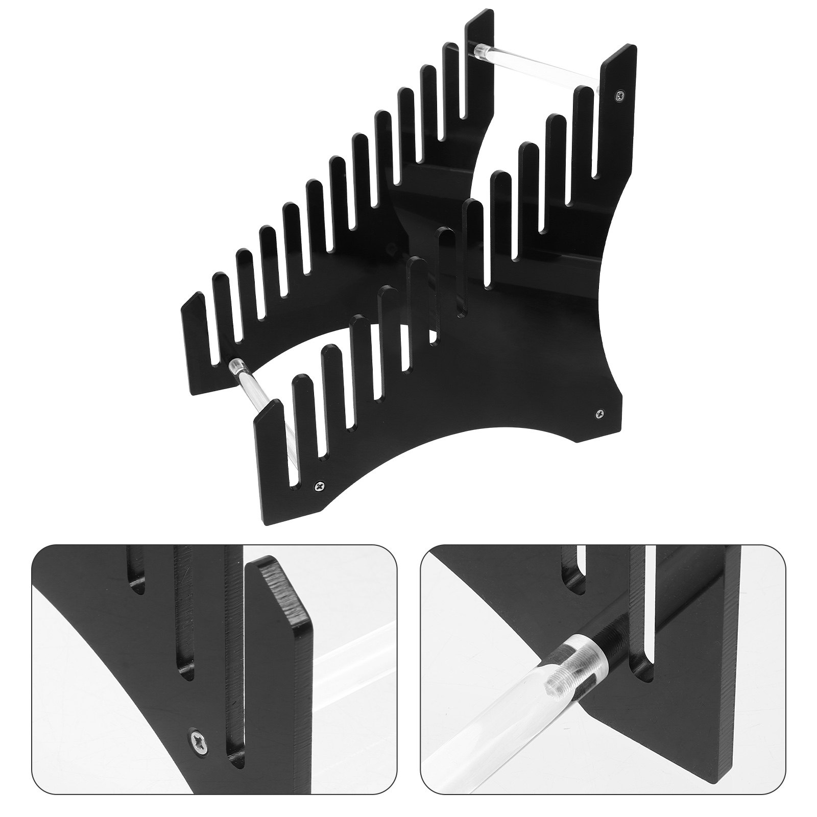 Magazine Holder Rack - Multi-Layer Acrylic Record Display Rack Desktop