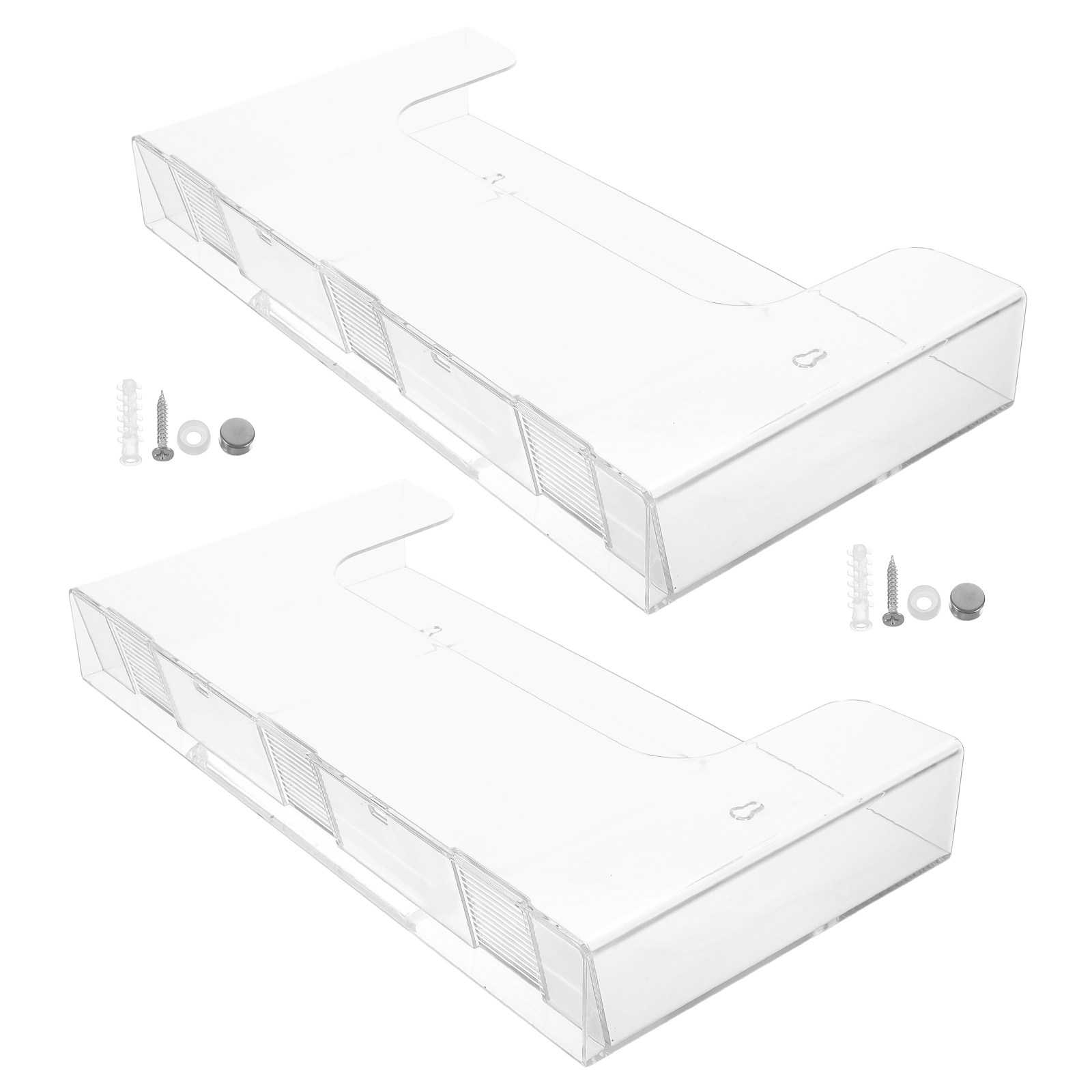 Magazine Holder Rack - 2Pcs Acrylic Wall File Holders Wall