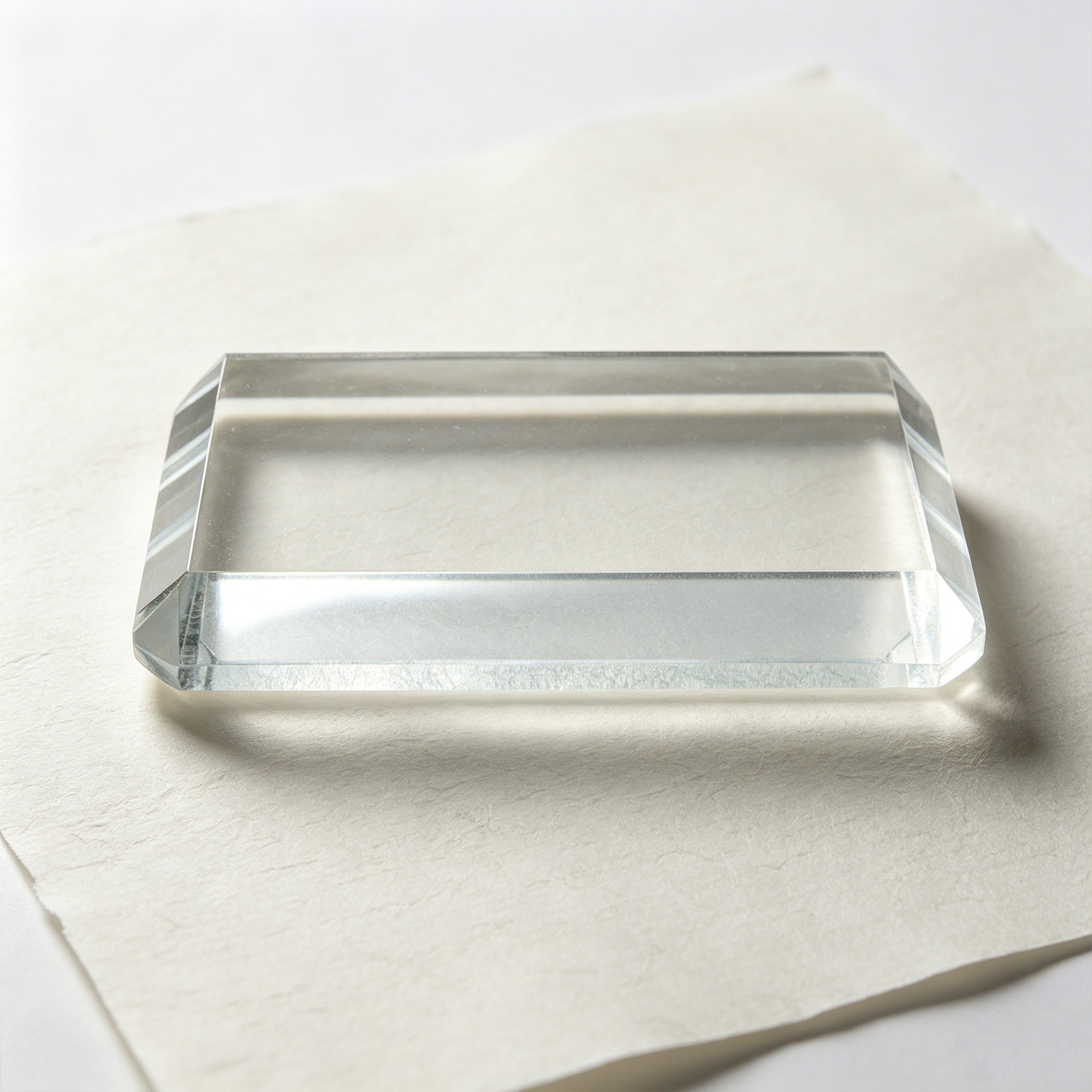 2Pcs Clear Glass Paperweight D - Book Weight Glass recension och pris