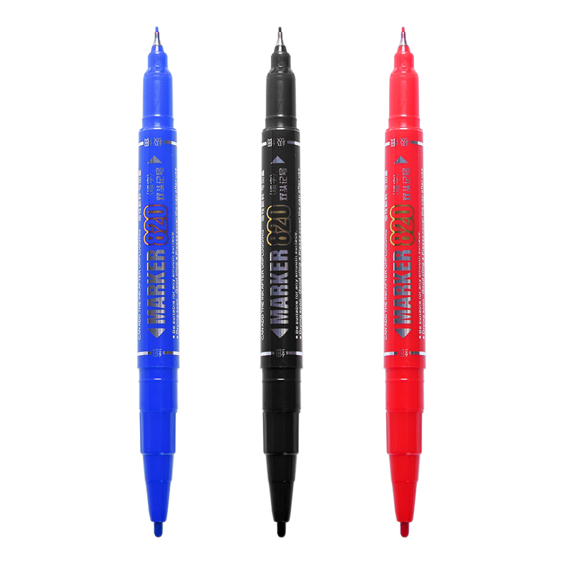 1pcs Dual Side Marker Pens Bla - Correction Pen Fine recension och pris