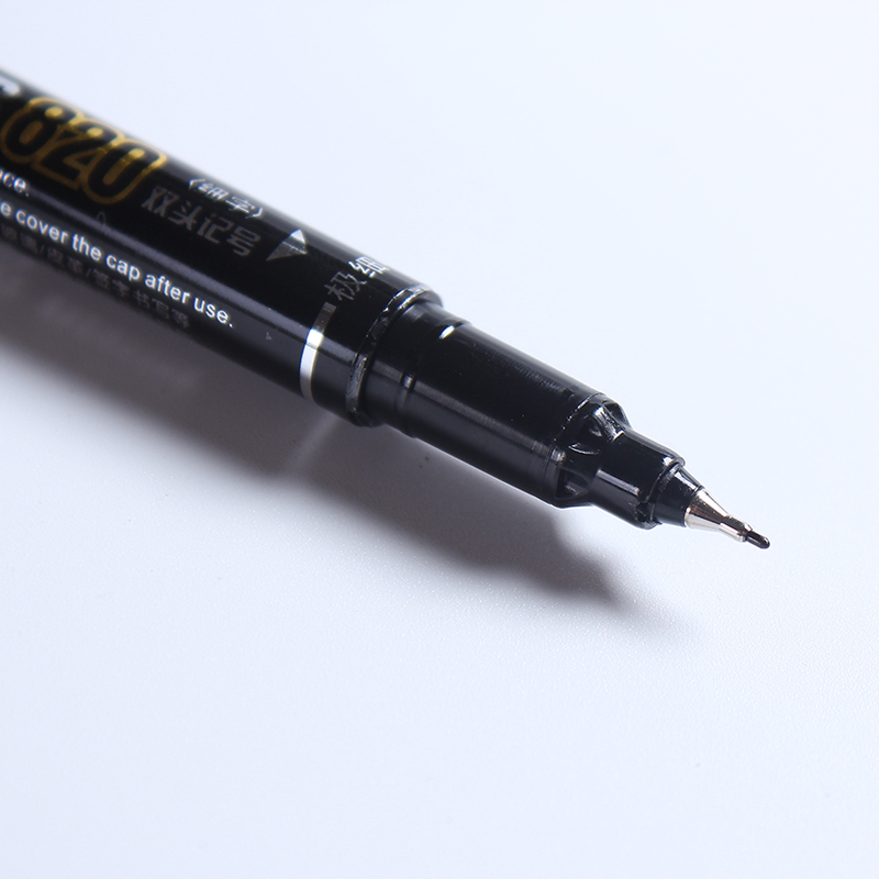 1pcs Dual Side Marker Pens Bla - Correction Pen Fine recension och pris