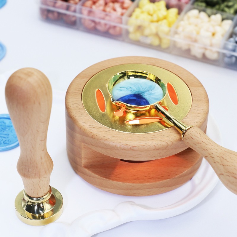 Wax Seal Furnace Kit, Wooden M - Wax Seal Stamp Set recension och pris