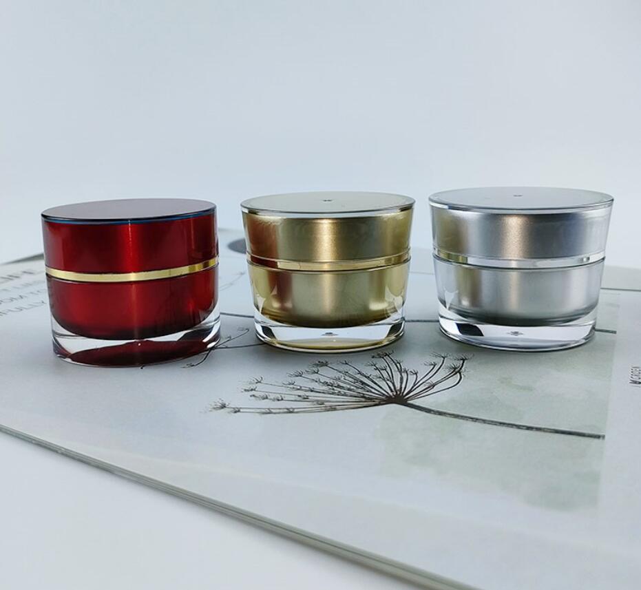 5g gold silver acrylic jar sam - Gel Refill Pack recension och pris