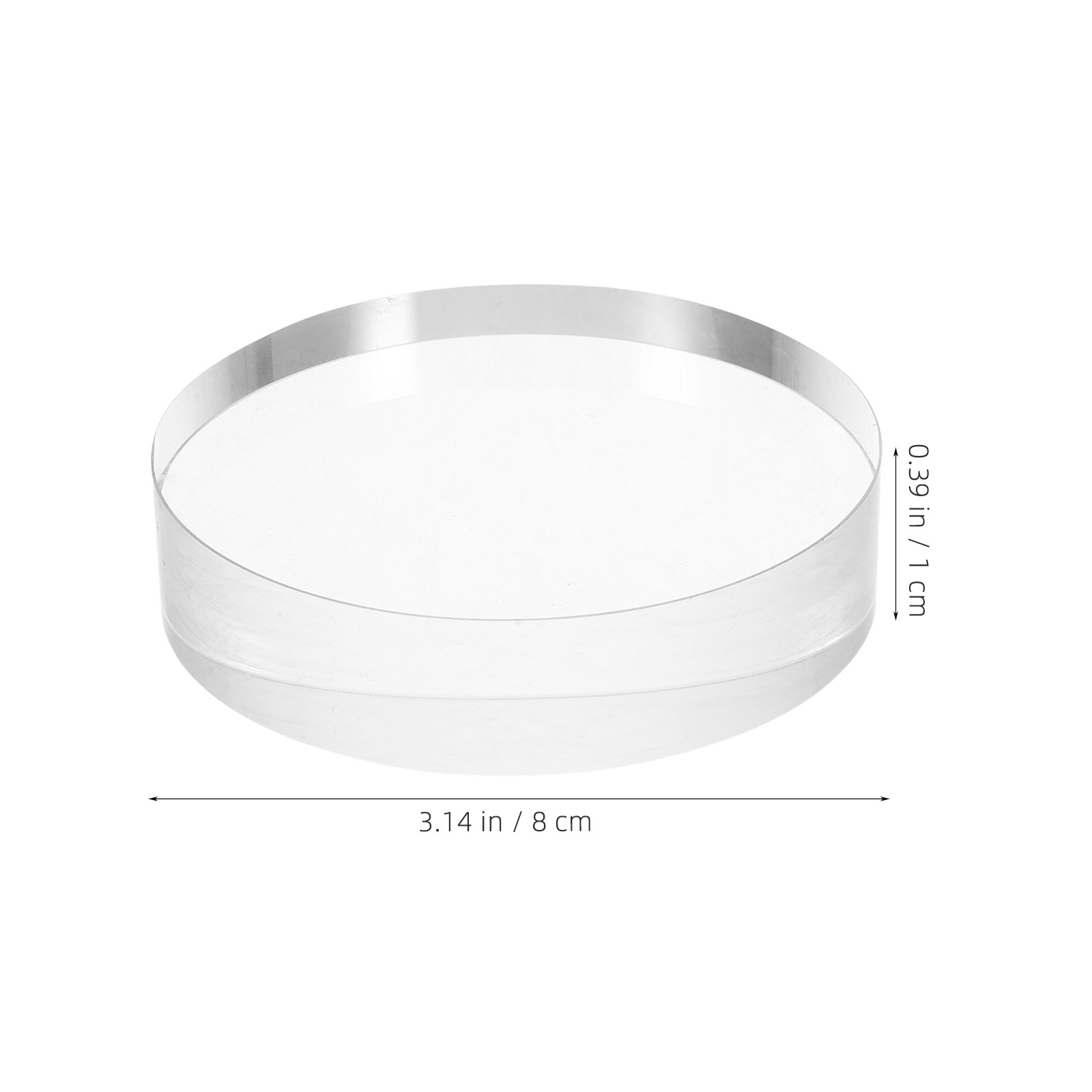 Round Crystal Paperweight 3.15 - Book Weight Glass recension och pris